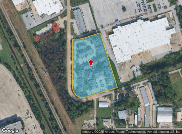  12818 Willow Centre Dr, Houston, TX Parcel Map