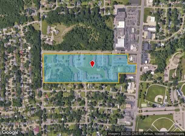  1417 Capital Ave Ne, Battle Creek, MI Parcel Map