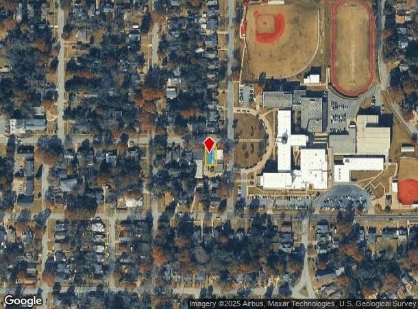  1418 33Rd St, Columbus, GA Parcel Map