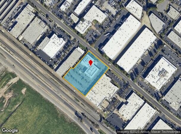 2742 Dow Ave, Tustin, CA Parcel Map