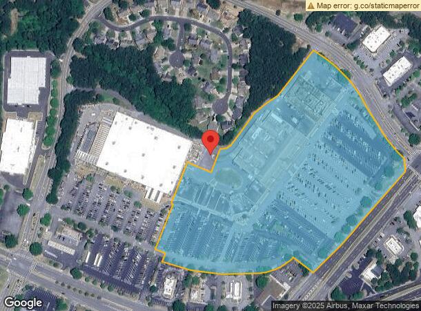  3605 Sandy Plains Rd, Marietta, GA Parcel Map