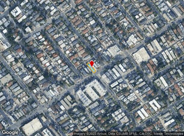 527 Rose Ave, Venice, CA Parcel Map