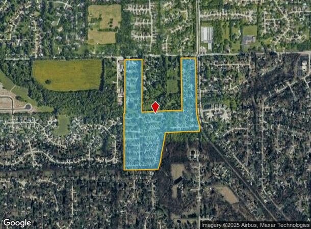  4377 W County Line Rd, Greenwood, IN Parcel Map