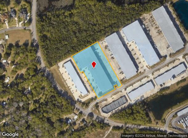  2615 Port Industrial Dr, Jacksonville, FL Parcel Map