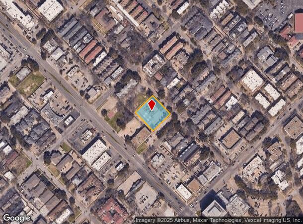  3909 Bowser Ave, Dallas, TX Parcel Map