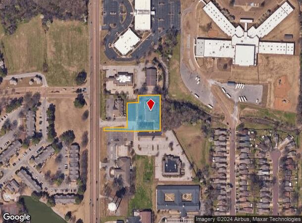  7672-7680 Airways Blvd, Southaven, MS Parcel Map