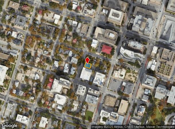  1305 San Antonio St, Austin, TX Parcel Map