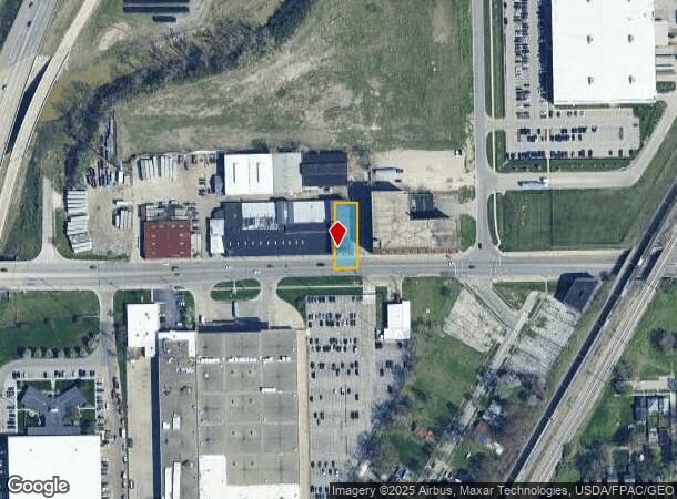 1102 W Central Ave, Toledo, OH Parcel Map