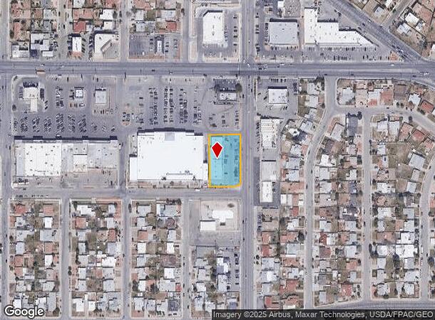  907 Chelsea St, El Paso, TX Parcel Map