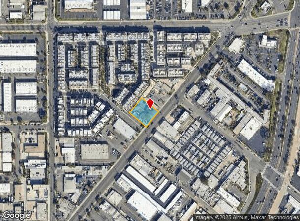 1653 Superior Ave, Costa Mesa, CA Parcel Map