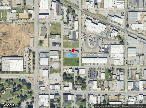 1332 E 5Th Pl, Tulsa, OK Parcel Map