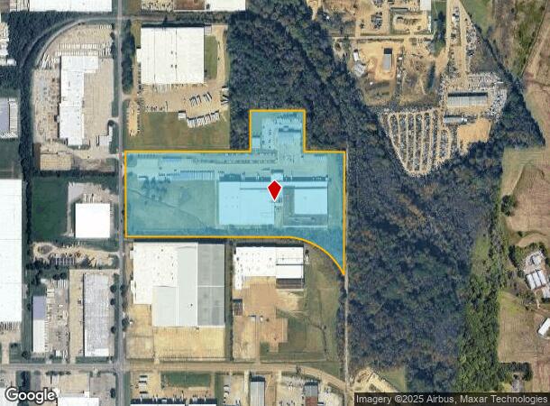  870 Boling St, Jackson, MS Parcel Map