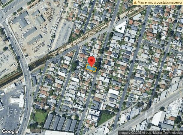  2121 Thurman Ave, Los Angeles, CA Parcel Map