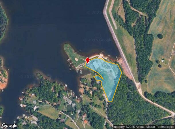 349 Pleasant Landing Rd, Bumpass, VA Parcel Map