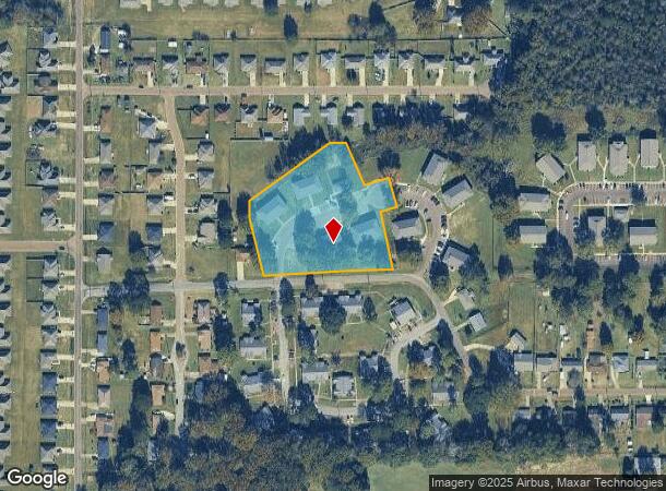  1110 Holmes Ave, Canton, MS Parcel Map