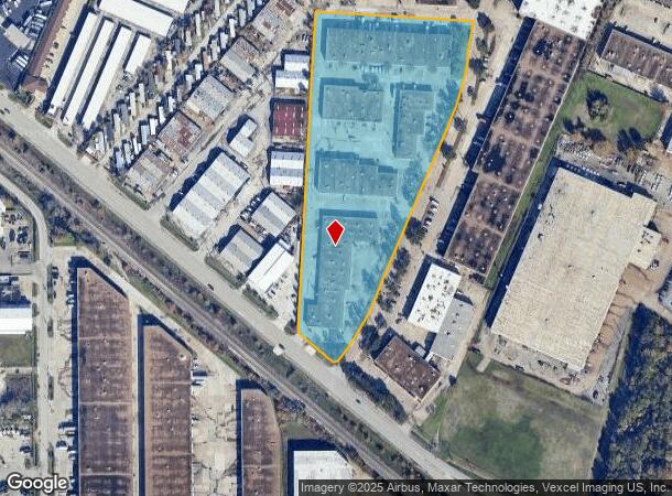 10606 Hempstead Rd, Houston, TX Parcel Map