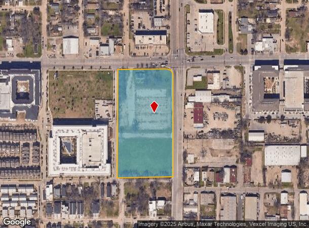 818 Singleton Blvd, Dallas, TX Parcel Map