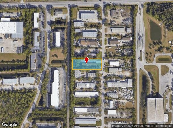  772 Washburn Rd, Melbourne, FL Parcel Map