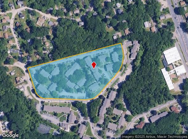  90 Outlook Dr, Worcester, MA Parcel Map