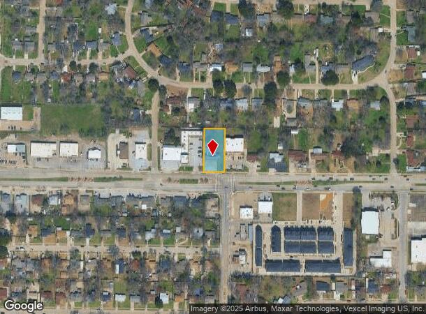  1909 E Abram St, Arlington, TX Parcel Map
