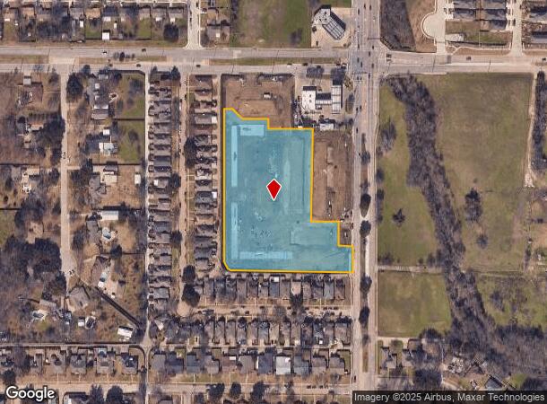  3503 Rowlett Rd, Rowlett, TX Parcel Map