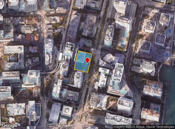  1000 Brickell Ave, Miami, FL Parcel Map