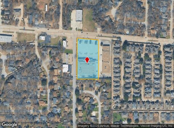  4900 W Arkansas Ln, Arlington, TX Parcel Map