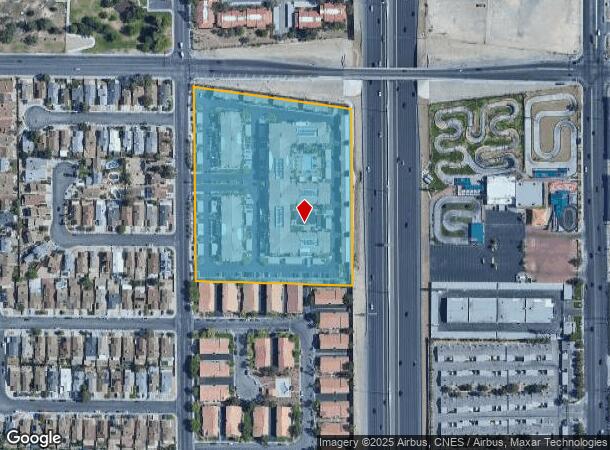  1501 Rock Springs Dr, Las Vegas, NV Parcel Map