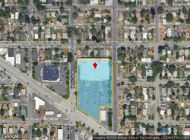  1616 W Northwest Blvd, Spokane, WA Parcel Map