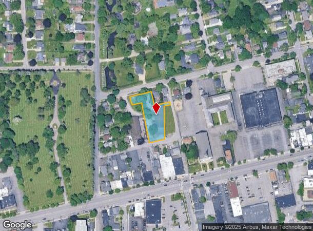  34 W Spring St, Buffalo, NY Parcel Map