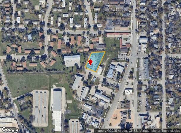 1958 S Austin Ave, Georgetown, TX Parcel Map