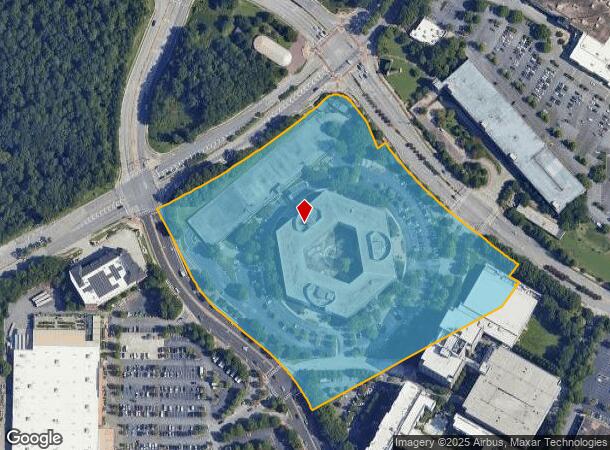 1117 Perimeter Ctr, Atlanta, GA Parcel Map