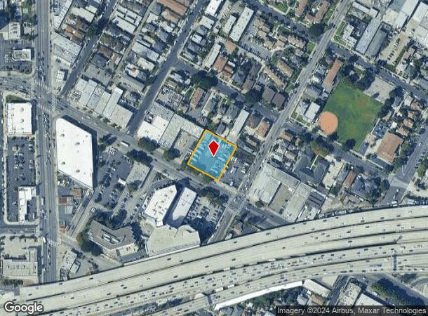  1127 W Washington Blvd, Los Angeles, CA Parcel Map