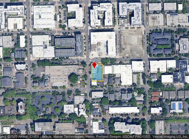  1322 Sw 21St Ave, Portland, OR Parcel Map