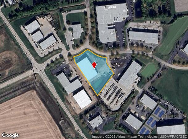 Industrial Pkwy, Plain City, OH Parcel Map