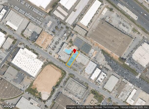 1718 Rollins Rd, Burlingame, CA Parcel Map