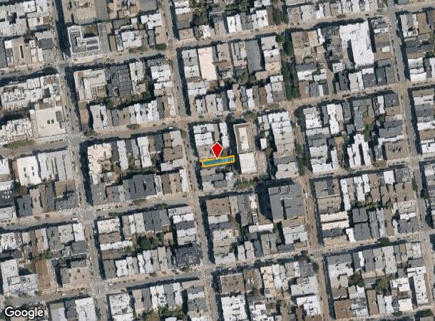 1728 Larkin St, San Francisco, CA Parcel Map