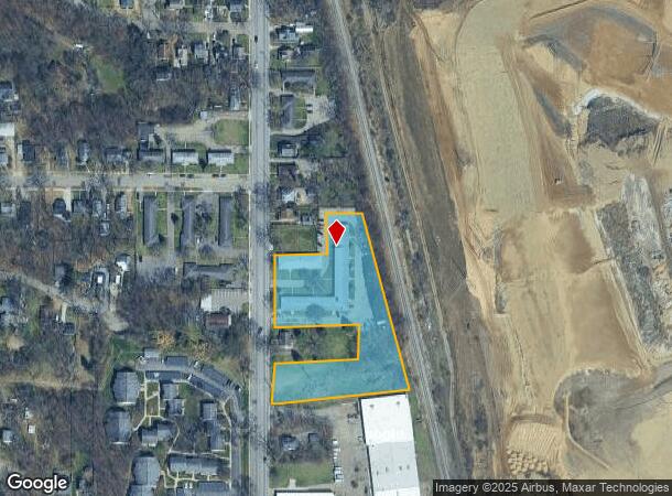  2907 S Burdick St, Kalamazoo, MI Parcel Map