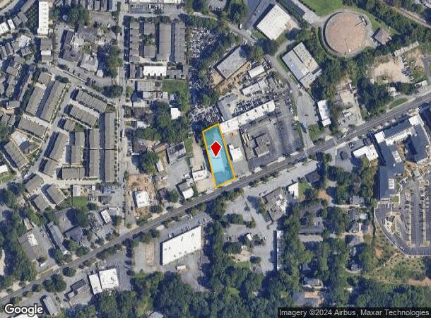  1858 Cheshire Bridge Rd Ne, Atlanta, GA Parcel Map