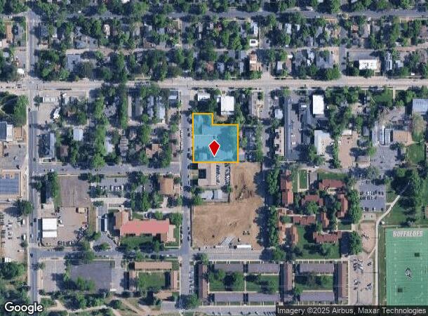  1410 19Th St, Boulder, CO Parcel Map