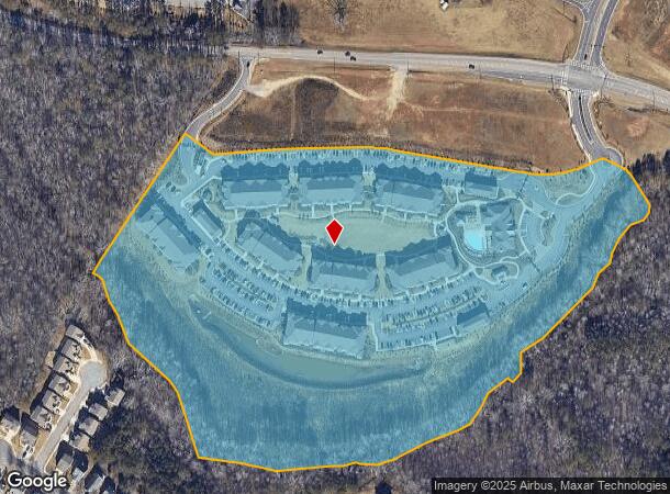 900 Crest Village Cir, Flowery Branch, GA Parcel Map