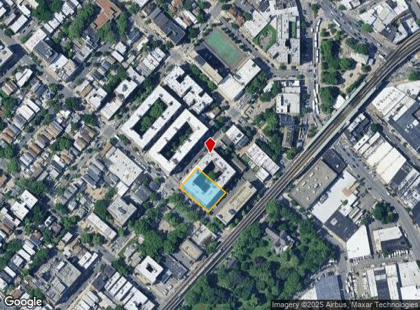  2502 Tratman Ave, Bronx, NY Parcel Map