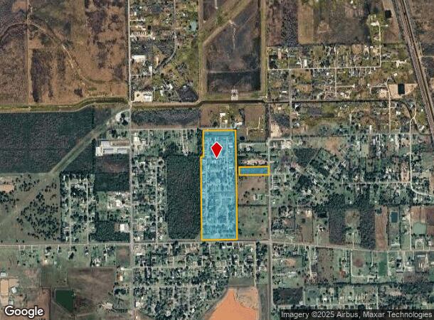  7814 Crepe Myrtle Ln, Pearland, TX Parcel Map