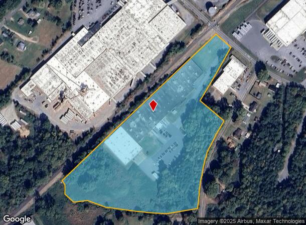  1205 Burris Rd, Newton, NC Parcel Map