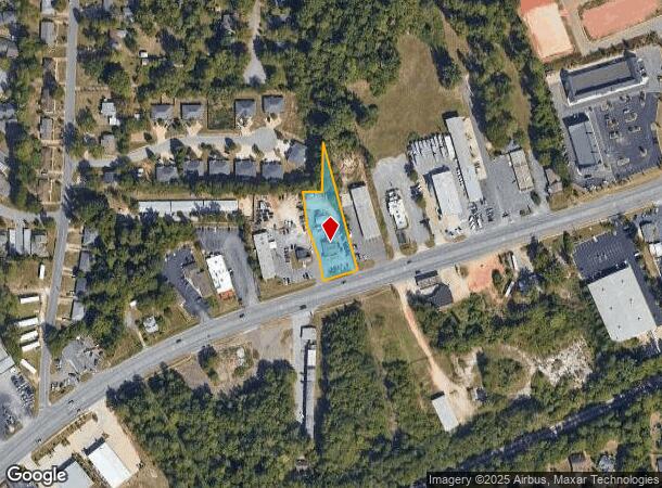  1203 Opelika Rd, Auburn, AL Parcel Map