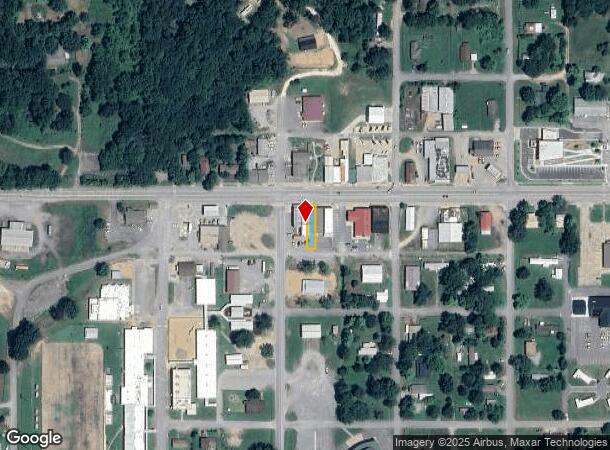 110 E Main St, Hulbert, OK Parcel Map
