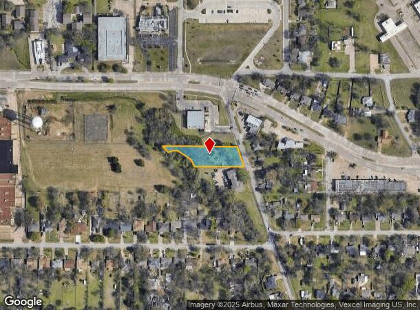  1301 N Elm St, Lancaster, TX Parcel Map