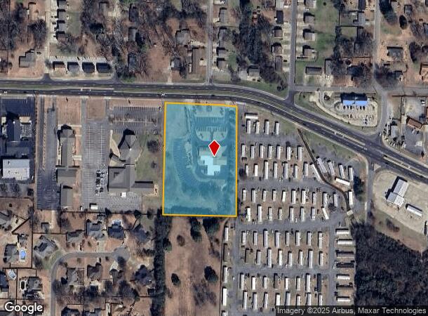 1751 Dave Ward Dr, Conway, AR Parcel Map