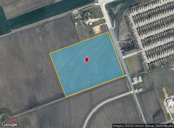 612 Carlos G Parker Blvd Nw, Taylor, TX Parcel Map