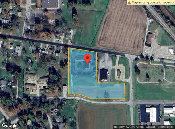  1100 Spotsylvania St, New Athens, IL Parcel Map